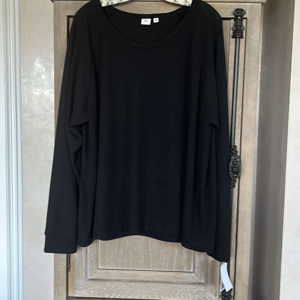 BP by Nordstrom black long sleeve shirt size 3X New